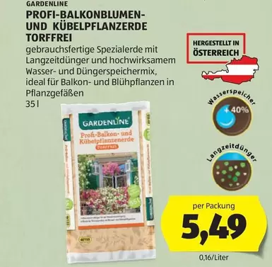 PROFI-BALKONBLUMEN- UND KÜBELPFLANZERDE TORFFREI