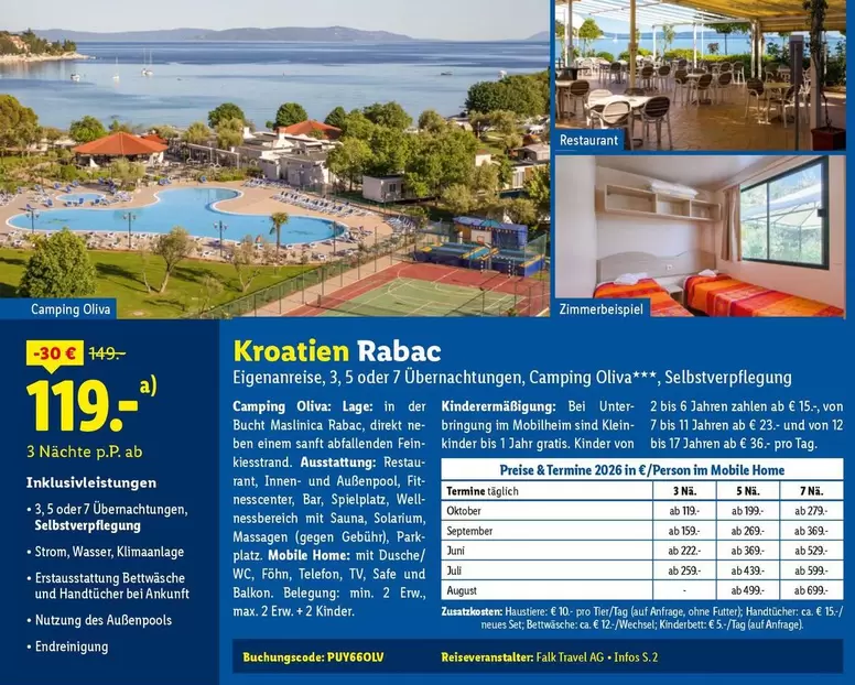Camping - Kroatien Rabac