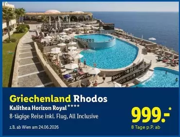 Royal - Griechenland Rhodos Kalithea Horizon