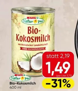 Bio - -Kokosmilch