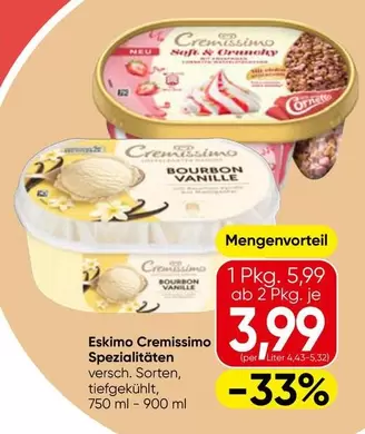 Eskimo Cremissimo Spezialitäten