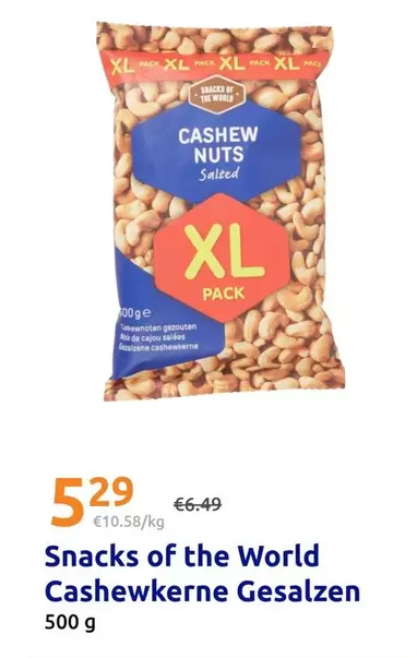 Cashewkerne Gesalzen
