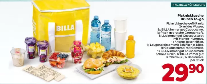 Brunch - Picknicktasche  to-go