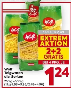 Wolf - Teigwaren div. Sorten