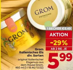 italienisches Eis div. Sorten