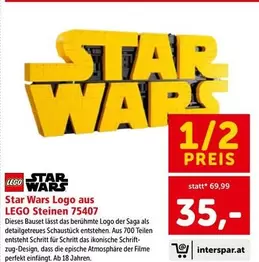 Logo - Star Wars aus LEGO Steinen 75407