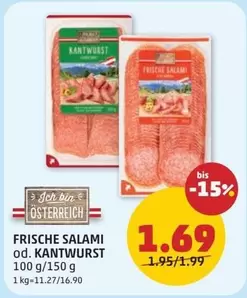 FRISCHE SALAMI od. KANTWURST