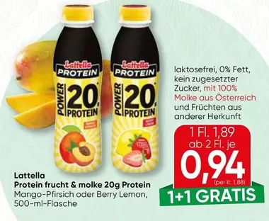 Protein frucht & molke 20g Protein