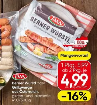 Berner - Würstl oder Grillzwerge