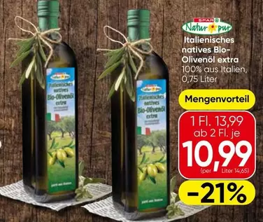 Bio - Italienisches natives -Olivenöl extra