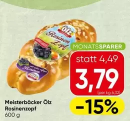 Rosinen Zopf