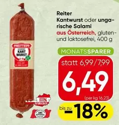 Ama - Käsewurst oder ungarische Salami