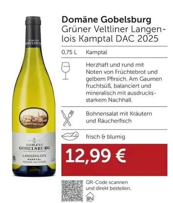 Grüner Veltliner Langenlois Kamptal DAC 2025