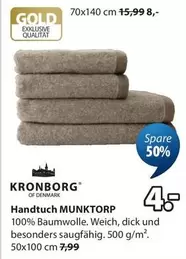 Gold - Handtuch MUNKTORP