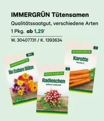 Bio - IMMGRÜN Tüten samen