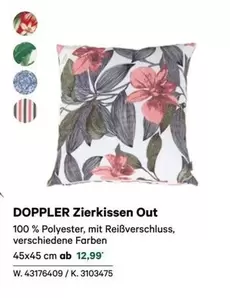 DOPPLER Zierkissen Out