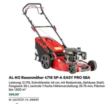 Easy - Rasenmäher 4716 SP-A EASY PRO SBA