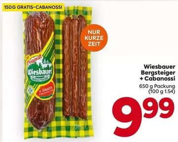 Bergsteiger + Cabanossi