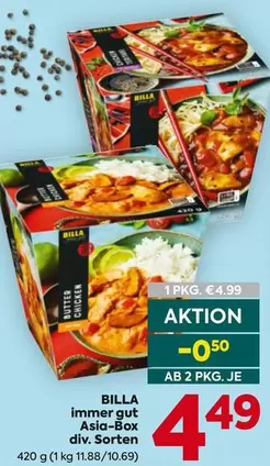 Asia-Box div. Sorten