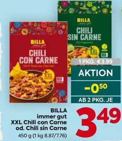 XXL Chili con Carne od. Chili sin Carne