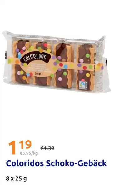 Coloridos Schoko-Gebäck
