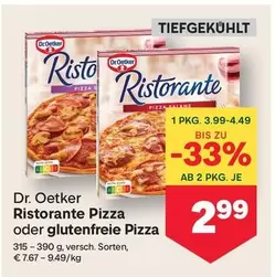 Dr Oetker - Ristorante Pizza oder glutenfreie Pizza
