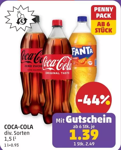 Coca Cola - COCA-COLA div. Sorten