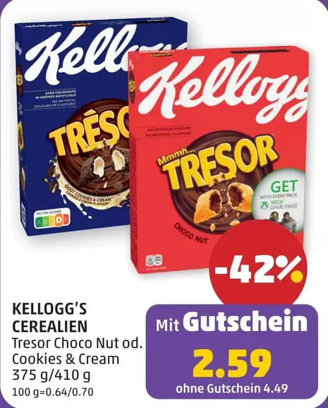 Tresor Choco Nut od. Cookies & Cream