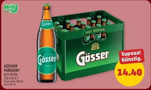 Gösser Märzen pro Kiste
