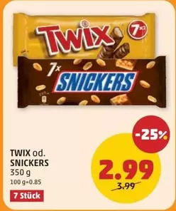 Twix od. Snickers