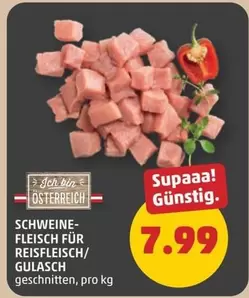 SCHWEINE-FLEISCH FÜR REISFLEISCH/GULASCH