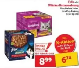 Whiskas Katzen-Nahrung