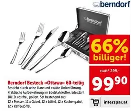 Besteck "Ottawa" 60-teilig