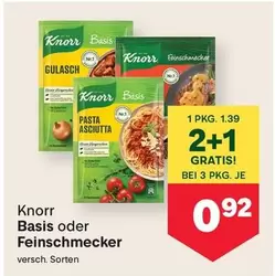 Basis oder Feinschmecker