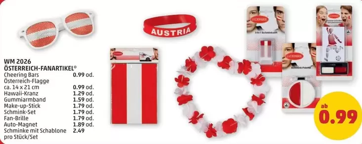Palette - WM 2026 ÖSTERREICH-FANARTIKEL