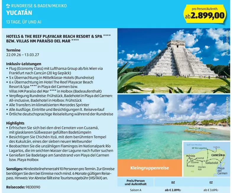 Villas - HOTELS & THE REEF PLAYACAR BEACH RESORT & SPA **** RZW, VILLAS HM PARAISO DEL MAR