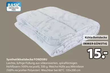 Synthetikbettdecke FONDSBU