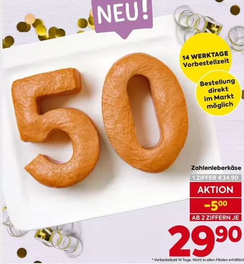 Zahlenleberkäse