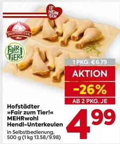 Hendl-Unterkeulen