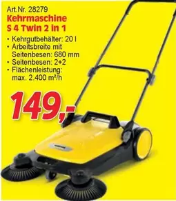 Kehrmaschine S 4 Twin 2 in 1