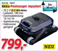Poolsauger Aquabot