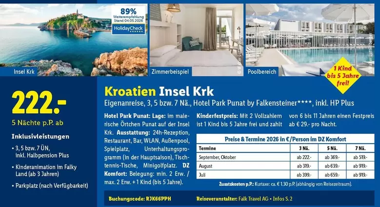 Park - Kroatien Insel Krk