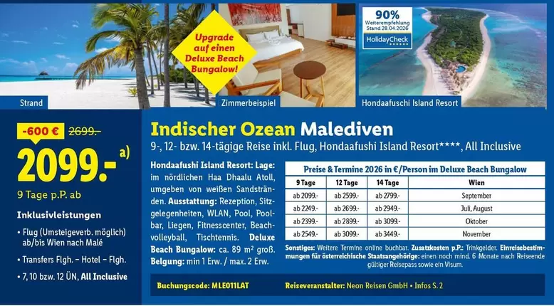 Indischer Ozean Malediven