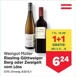 Muller - Riesling Göttweiger Berg oder Zweigelt vom Löss