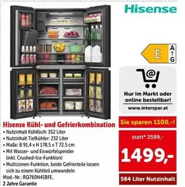 Kühl- und Gefrierkombination