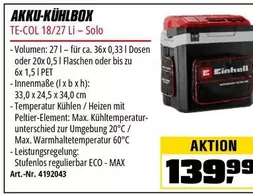 AKKU-VENTILATOR GE-CF 18/320 P Li - Solo