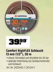 Gardena - Comfort HighFLEX Schlauch 13 mm (1/2"), 30 m