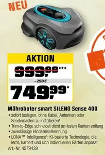 Mähroboter smart SILENO Sense 400
