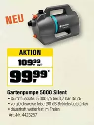 Gardena - Gartenpumpe 5000 Silent