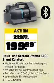 Gardena - Haus- und Gartenautomat 5000 Silent Comfort